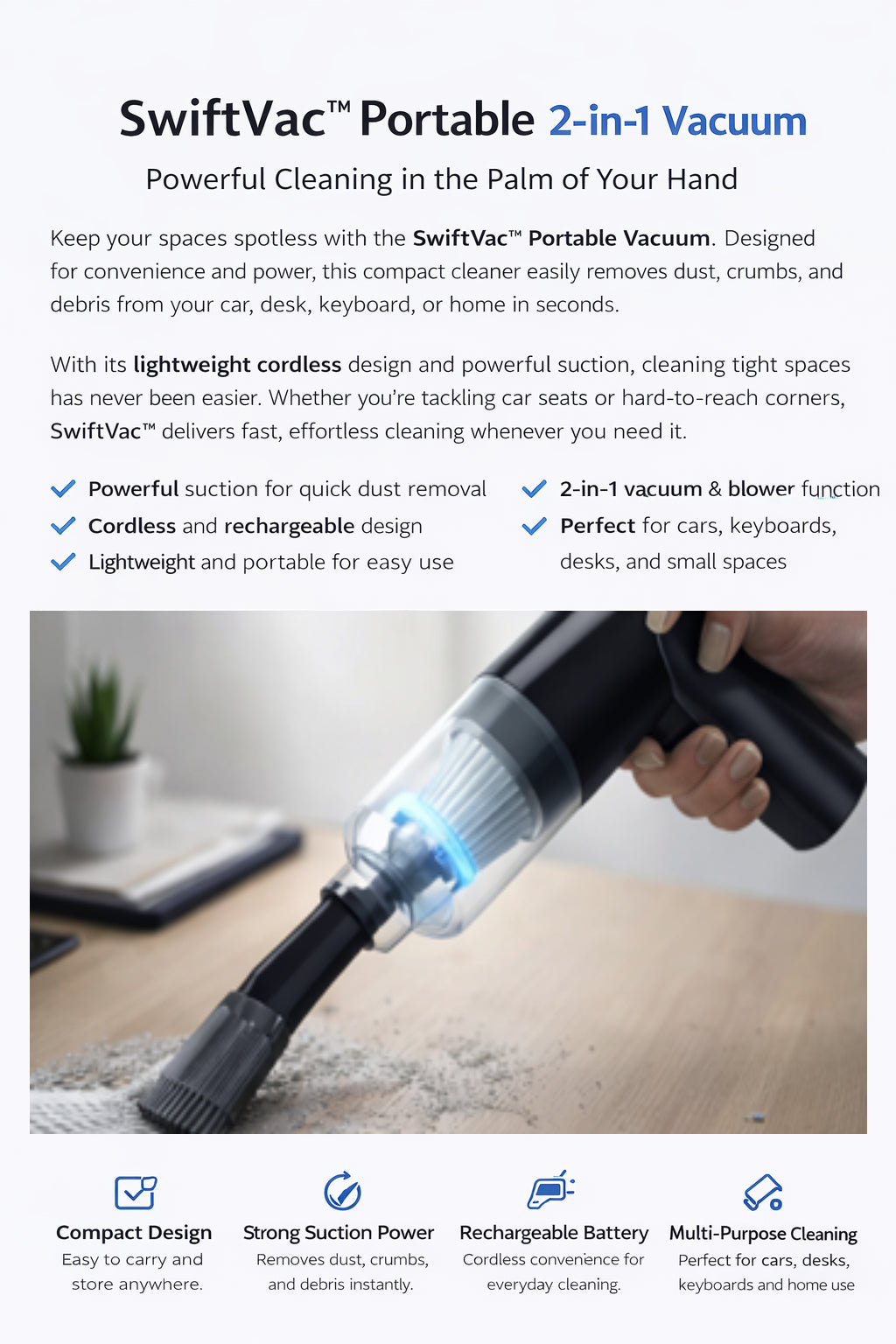 Powerful Cleaning in the Palm of Your Hand